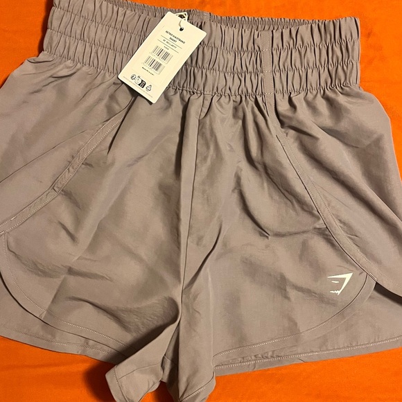 Gymshark Retro Waistband Shorts – Fog Purple (Looks Gray/Lavender) – NWT - Picture 5 of 9